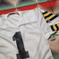 1980s Champion Nylon Mesh Football Jersey Made in USA Size M