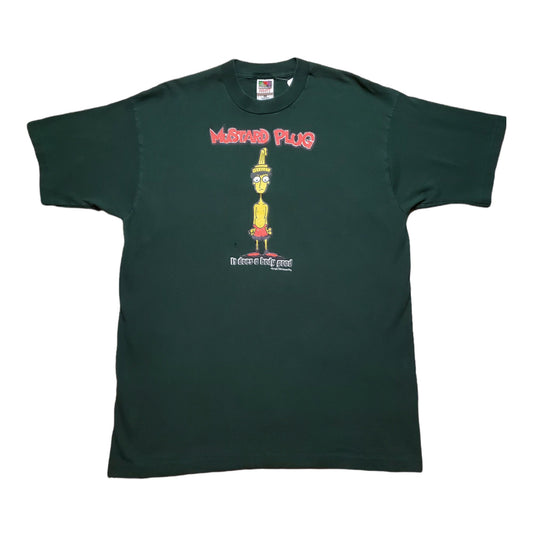 1990s Mustard Plug It Does A Body Good Ska Band T-Shirt Size L