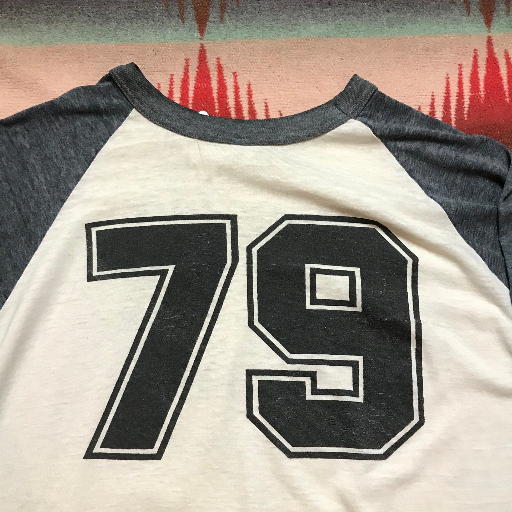 1970s Cheap Trick Tour 1979 Raglan T-Shirt Made in USA Size M/L