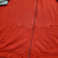 1980s Two Tone Grey/Red Zip Up Sweatshirt Size S