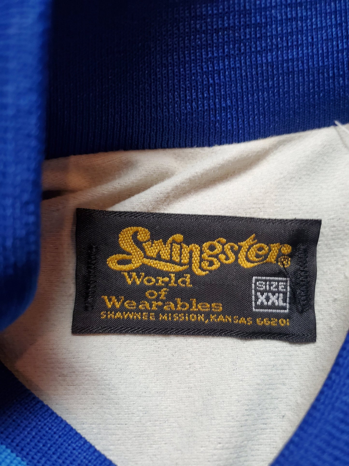 1970s/1980s Swingster BF Goodrich Satin Bomber Jacket Made in USA Size xl/xxl