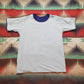 1990s/2000s Mt. St. Joe Purple/Grey Reversible Physical Education T-Shirt Made in USA Size L