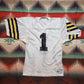 1980s Champion Nylon Mesh Football Jersey Made in USA Size M