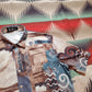 1970s/1980s Alan Stuart Abstract Shortsleeve Button Up Shirt Size L/XL