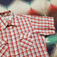1980s Campus Rugged Country Shortsleeve Button Up Shirt Size L