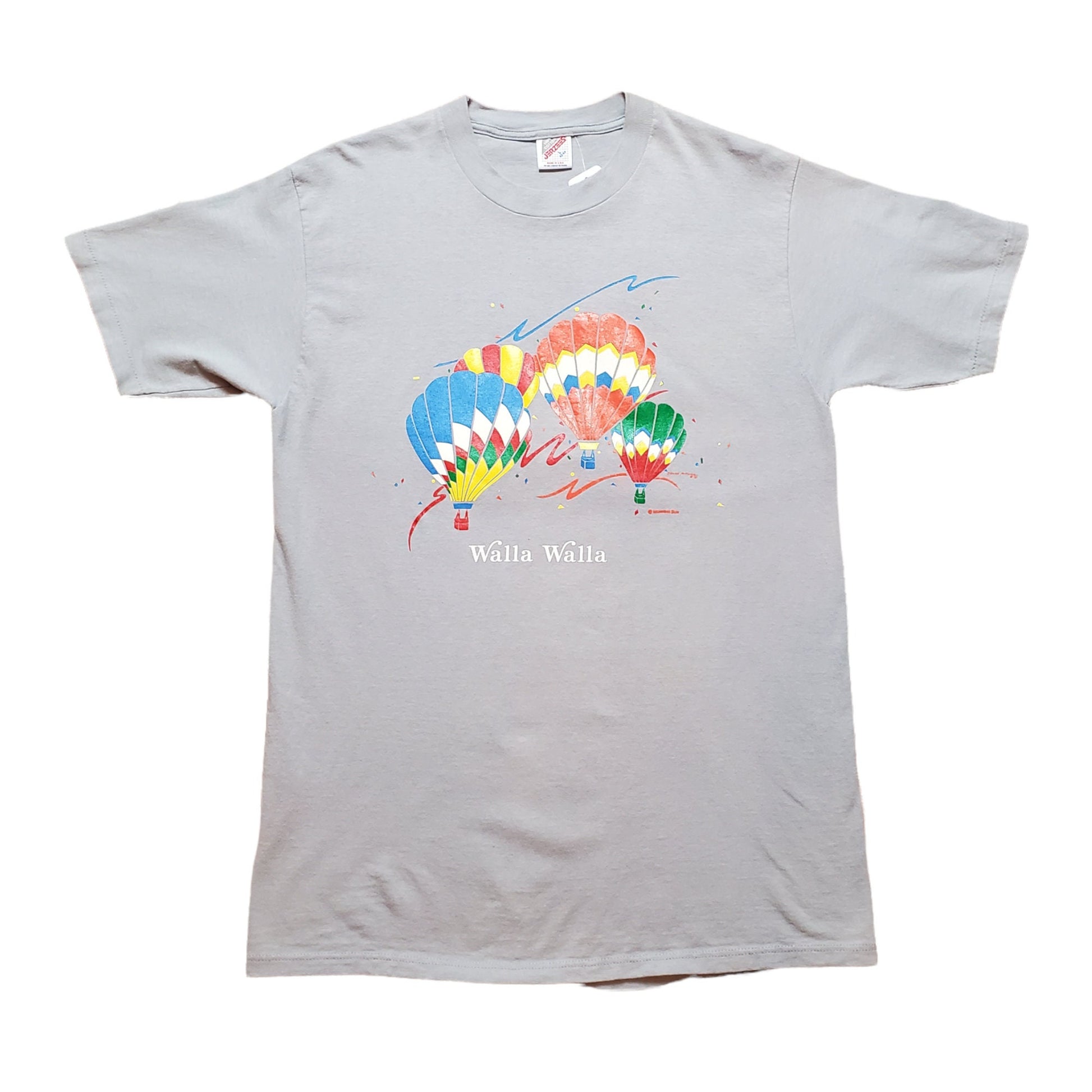 1980s Walla Walla Hot Air Balloon T-Shirt Made in USA Size M