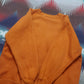 1960s Repaired Orange Raglan Sweatshirt Size L