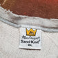 1980s Distressed Macgregor Sandknit Wisconsin Athletic Department Sweatshirt Made in USA Size XL