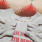 1980s Distressed Macgregor Sandknit Wisconsin Athletic Department Sweatshirt Made in USA Size XL