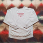 1980s Distressed Macgregor Sandknit Wisconsin Athletic Department Sweatshirt Made in USA Size XL