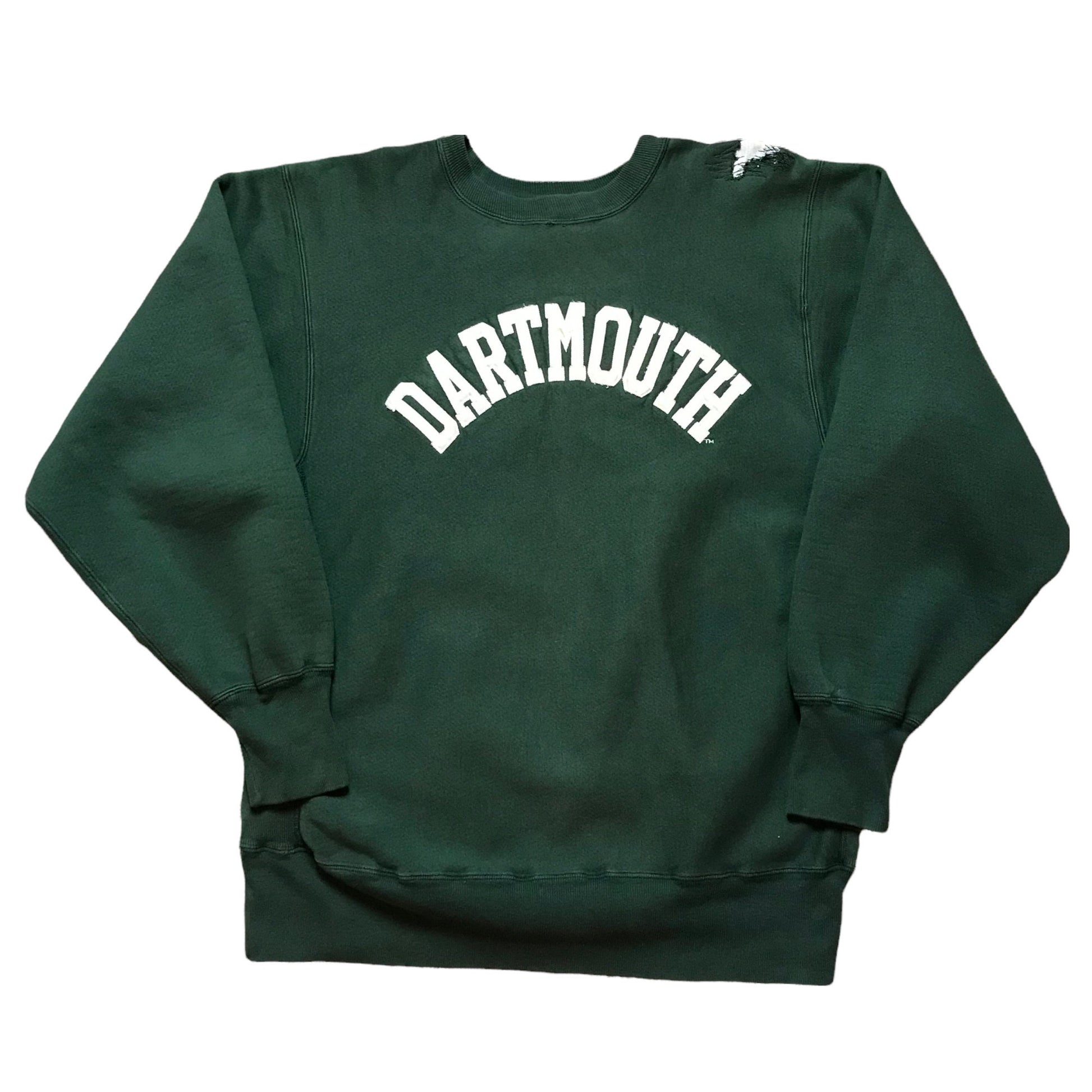 1990s Repaired Dartmouth University Champion Reverse Weave Sweatshirt Size L/XL