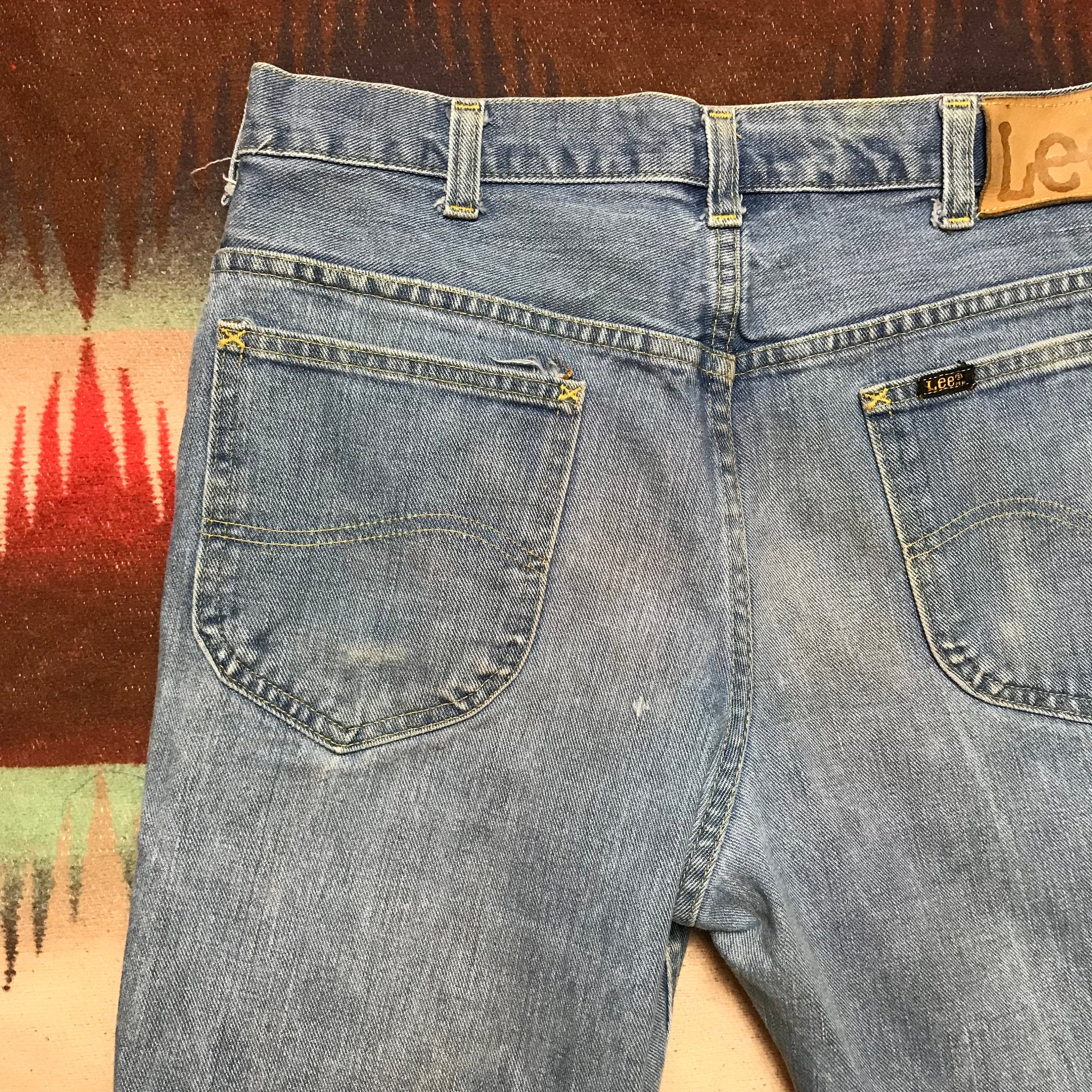 1970s Lightwash Lee Riders Jeans Made in USA Size 31x31