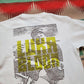 1990s Luka Bloom Acoustic Motorbike Tour T-Shirt Made in USA Size M