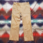 1970s Mighty Mac Moleskin Pants Size 34x29.75