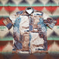 1970s/1980s Alan Stuart Abstract Shortsleeve Button Up Shirt Size L/XL