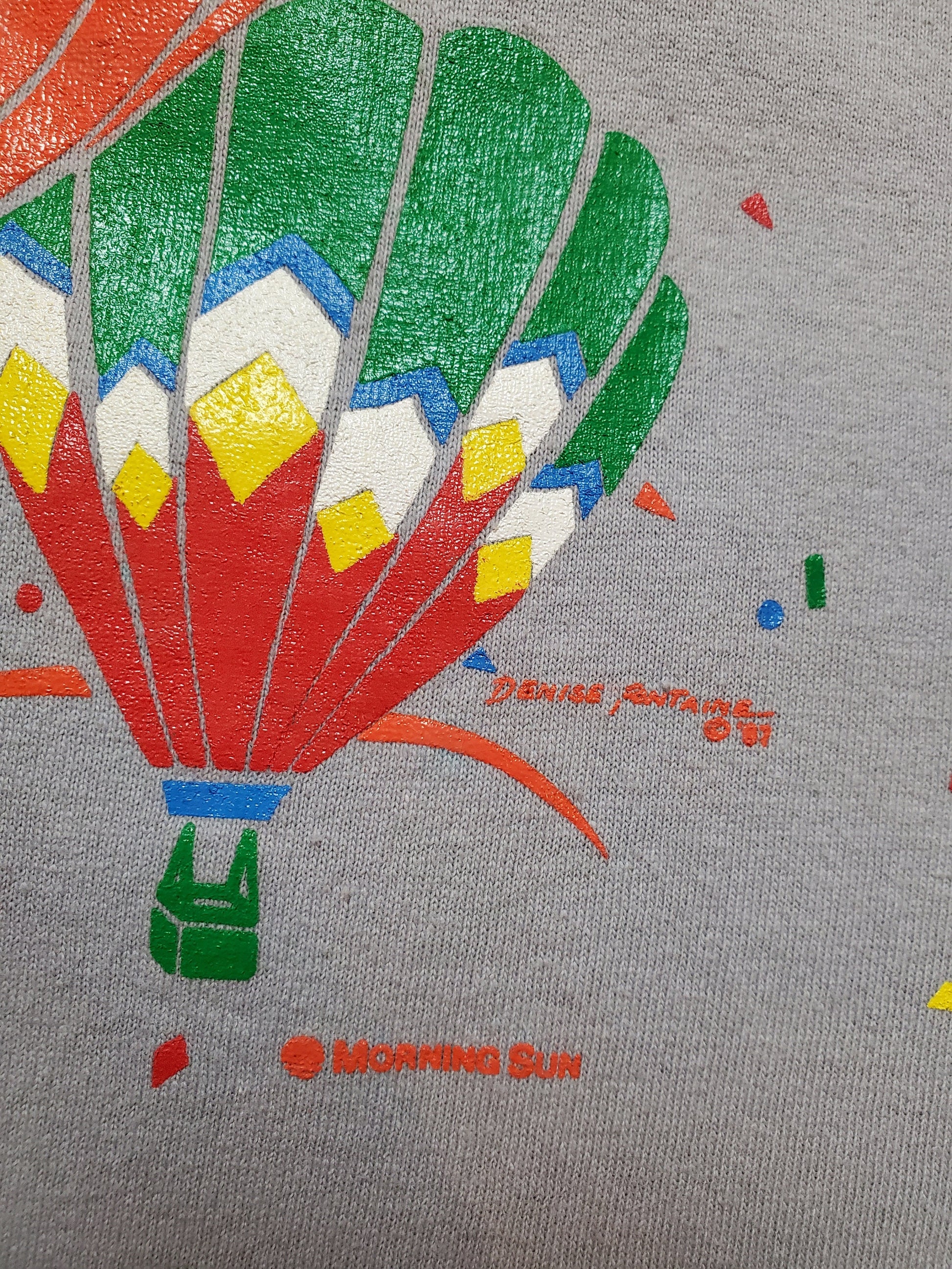 1980s Walla Walla Hot Air Balloon T-Shirt Made in USA Size M