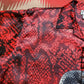 2000s Rattlesnake Shortsleeve Polyester Button Up Shirt Size XL/XXL