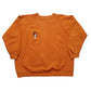 1960s Repaired Orange Raglan Sweatshirt Size L
