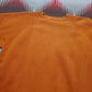 1960s Repaired Orange Raglan Sweatshirt Size L
