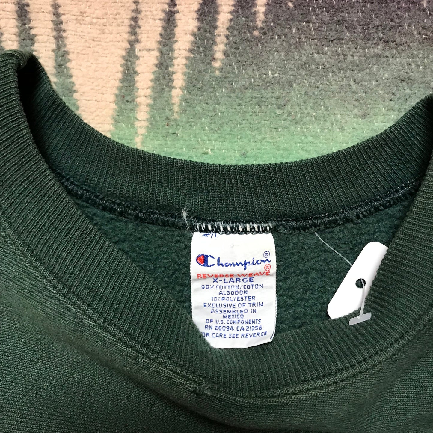1990s Repaired Dartmouth University Champion Reverse Weave Sweatshirt Size L/XL