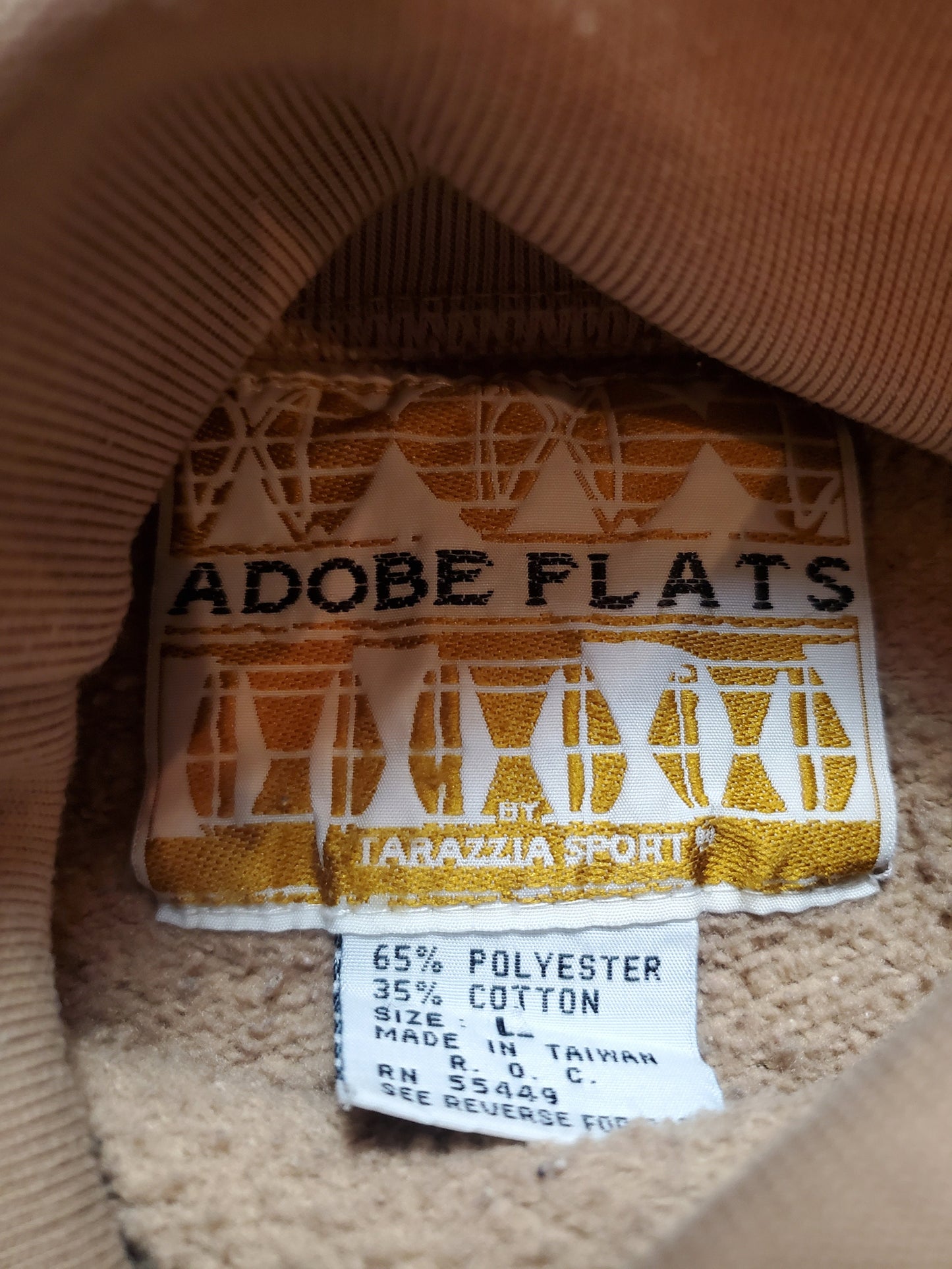 1980s/1990s Adobe Flats The First Fire Turtleneck Sweatshirt Size M/L