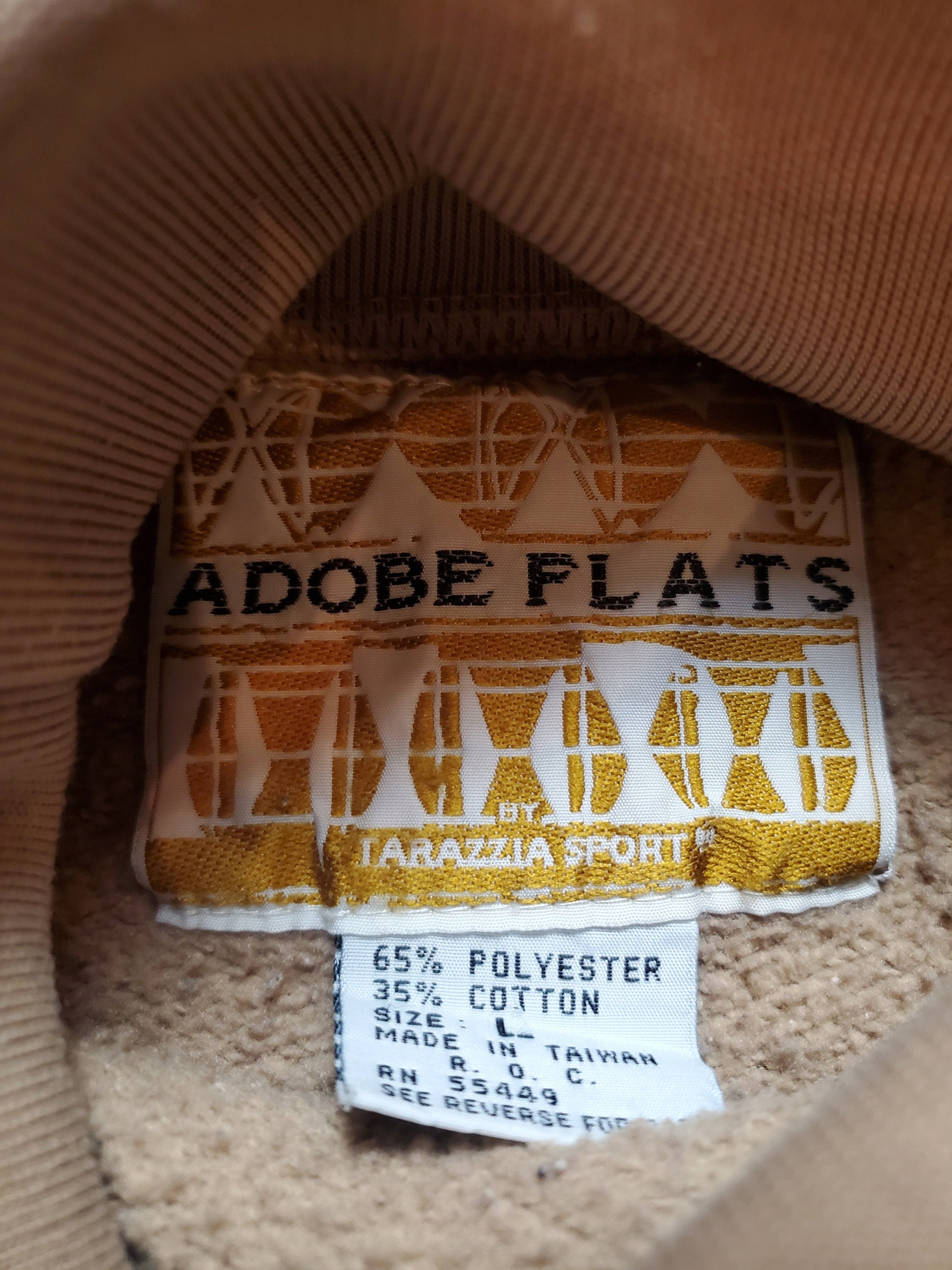 1980s/1990s Adobe Flats The First Fire Turtleneck Sweatshirt Size M/L