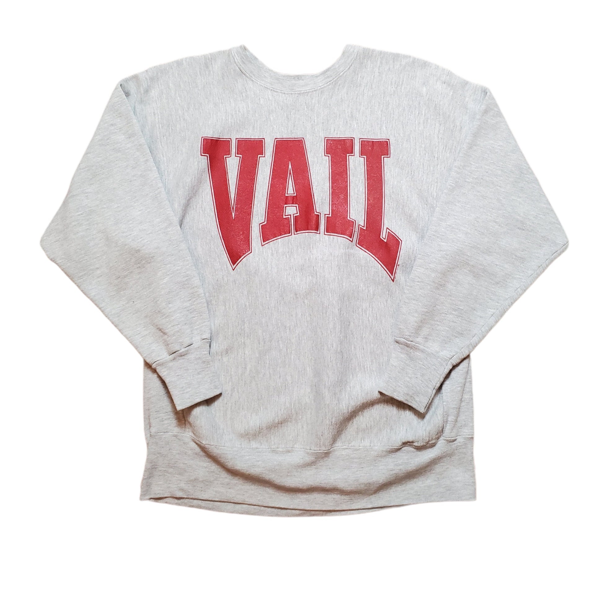 1980s Vail Colorado Reverse Weave Style Sweatshirt Made in USA Size L