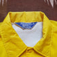 1970s Rainbow Sportswear Yellow Nylon Coaches Jacket Size M/L