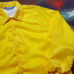 1970s Rainbow Sportswear Yellow Nylon Coaches Jacket Size M/L