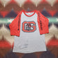 1980s Georgia Bulldogs Two Tone Raglan T-Shirt Size S