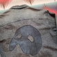 1990s Phantom of the Opera Denim Jacket with Leather Back Patch Size L