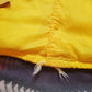 1970s Rainbow Sportswear Yellow Nylon Coaches Jacket Size M/L