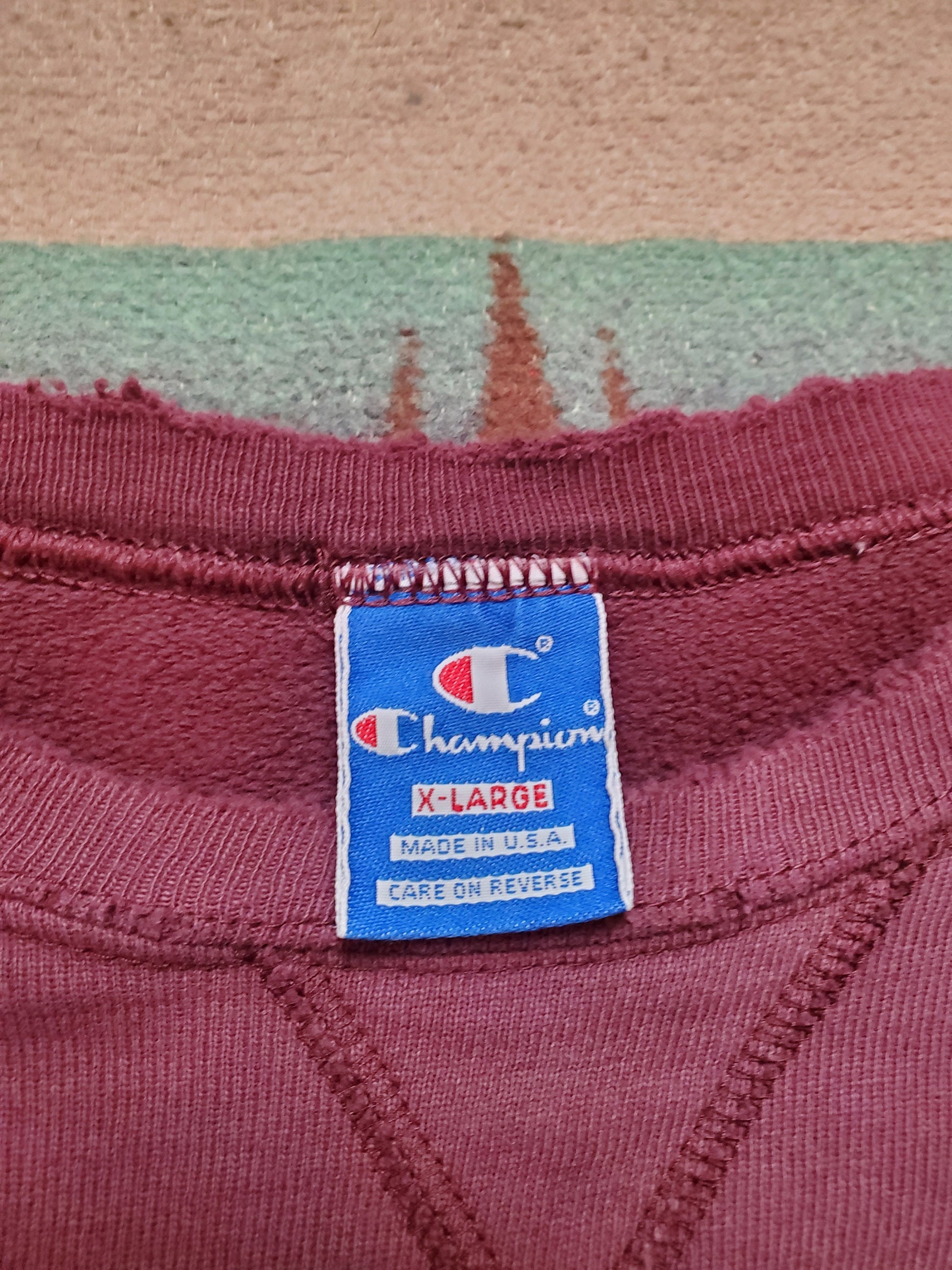 1980s Champion Calvin College Sweatshirt Made in USA Size M/L