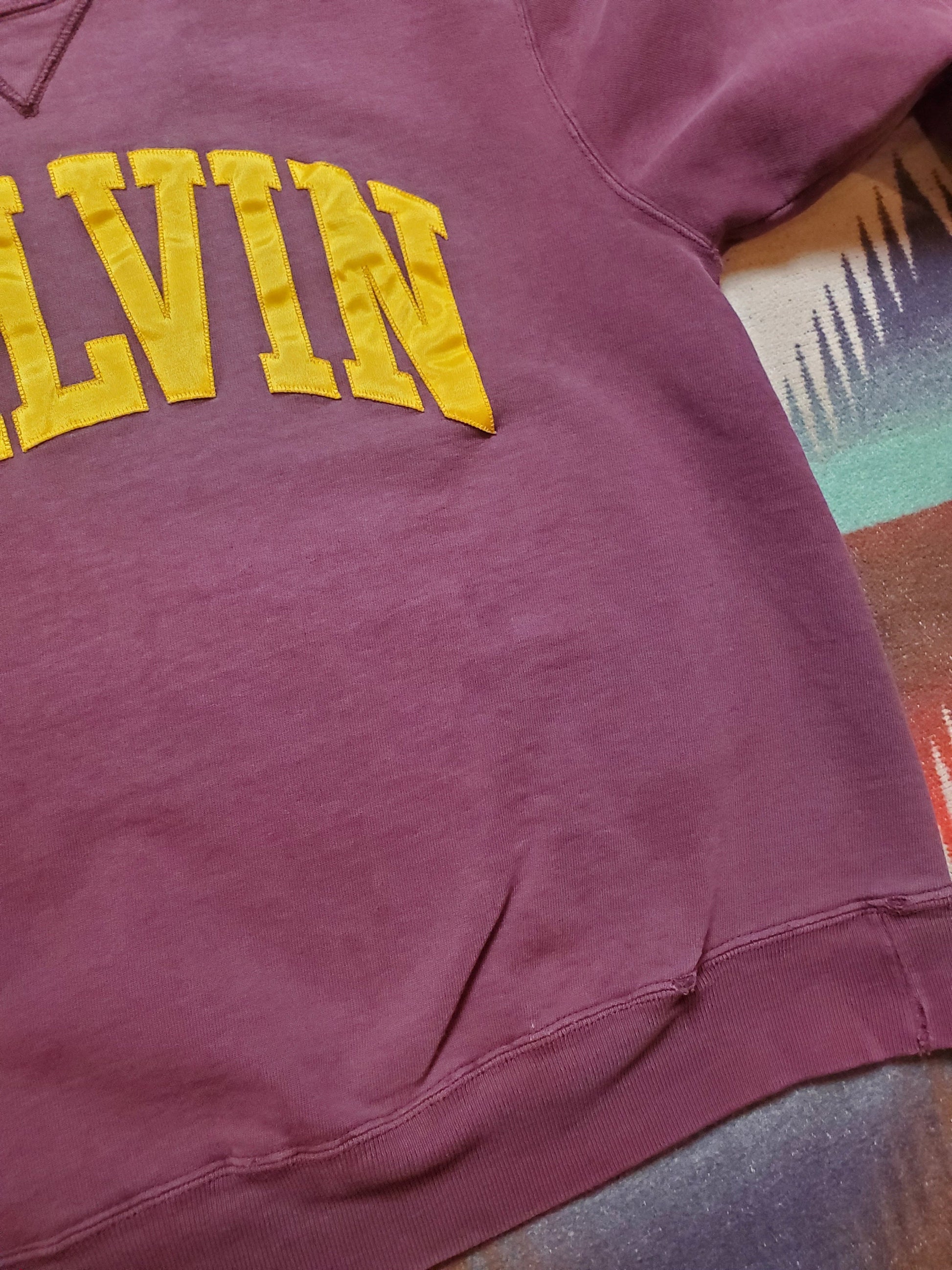 1980s Champion Calvin College Sweatshirt Made in USA Size M/L