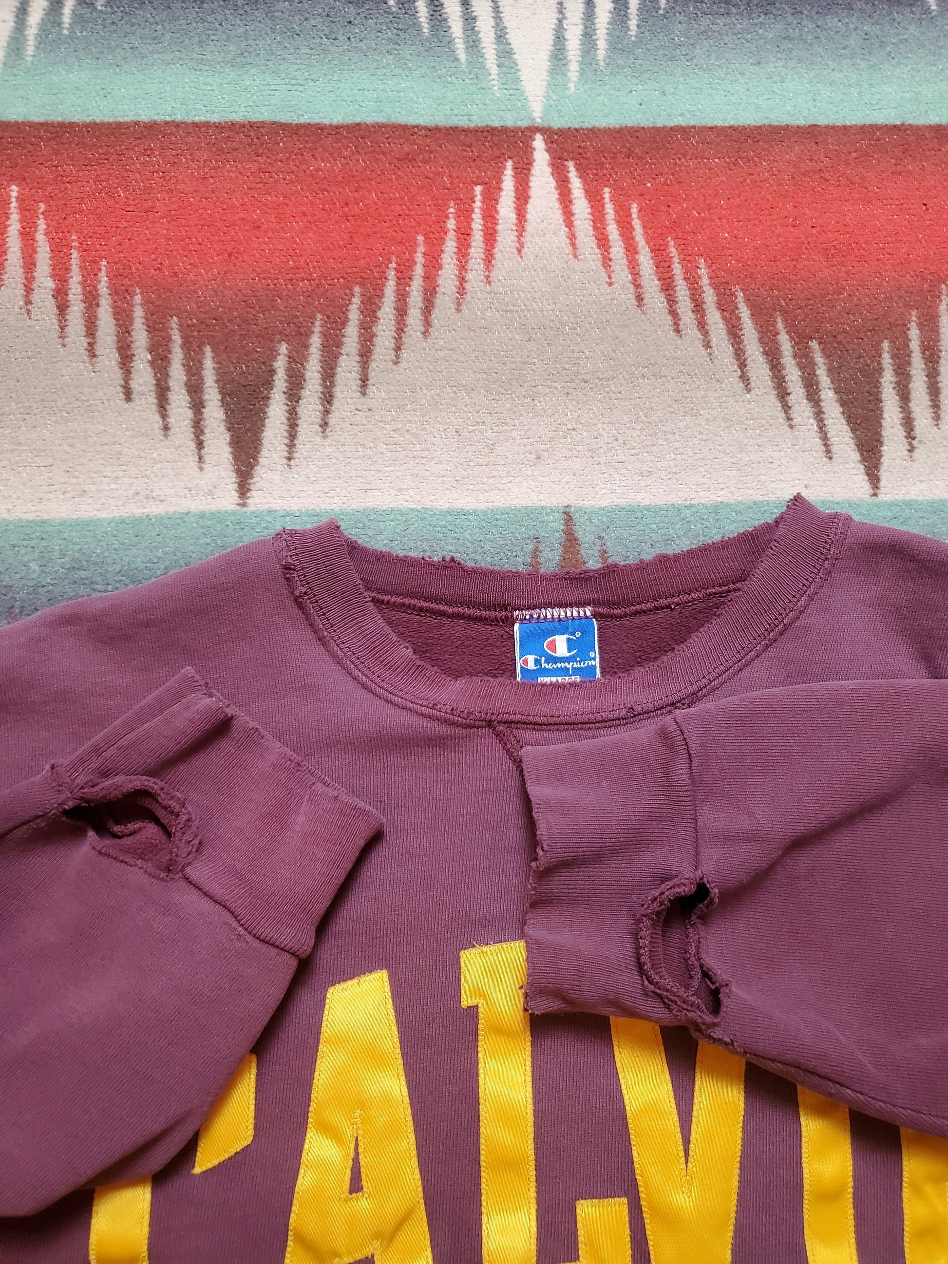 1980s Champion Calvin College Sweatshirt Made in USA Size M/L