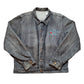 1990s Phantom of the Opera Denim Jacket with Leather Back Patch Size L