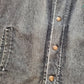 1990s Phantom of the Opera Denim Jacket with Leather Back Patch Size L