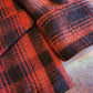 1940s Penney's Sportclad Red Shadow Plaid Wool Hunting Jacket Made in USA Size M