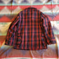 1940s Penney's Sportclad Red Shadow Plaid Wool Hunting Jacket Made in USA Size M