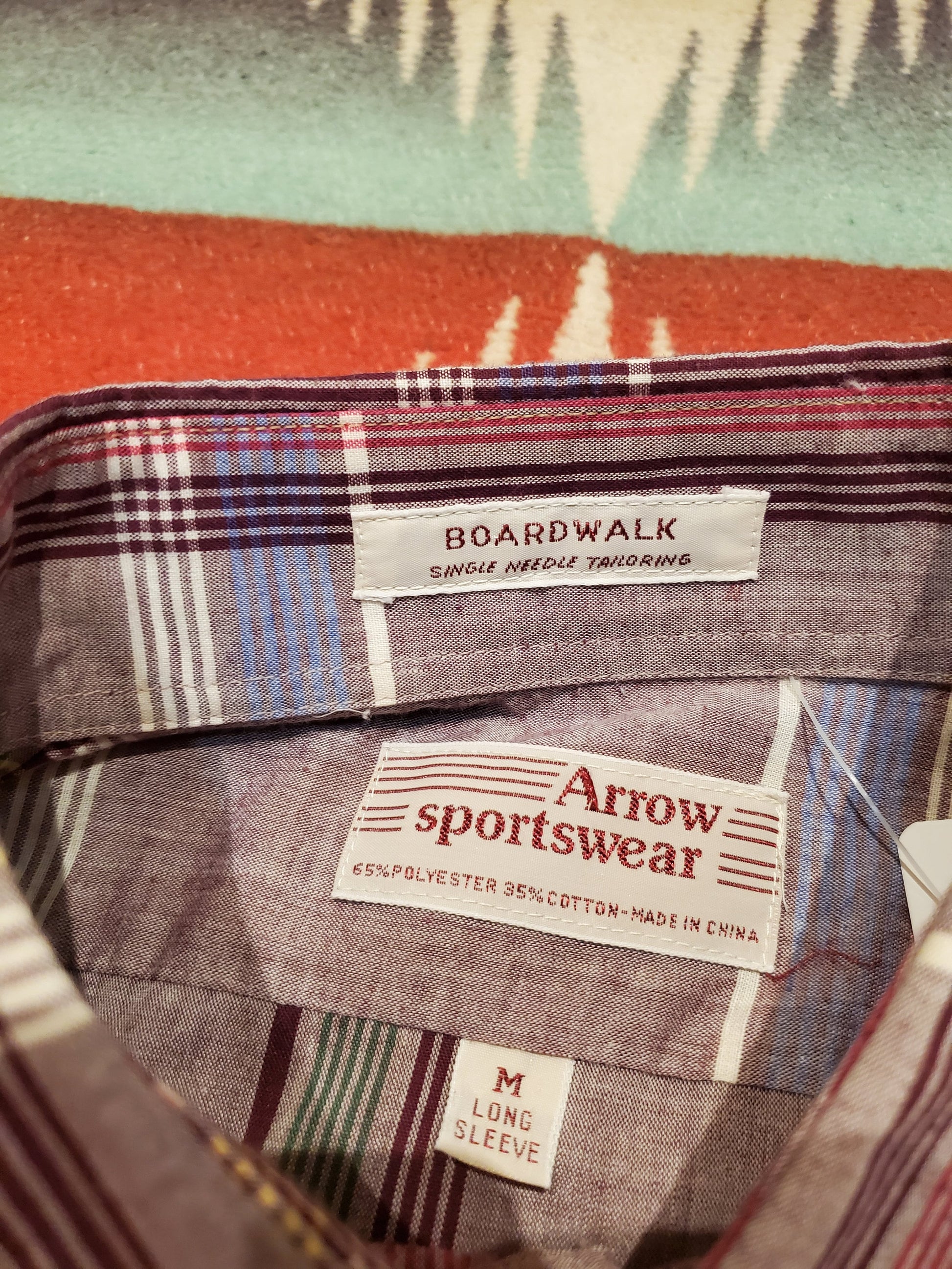 1980s/1990s Arrow Sportswear Boardwalk Shirt Size M