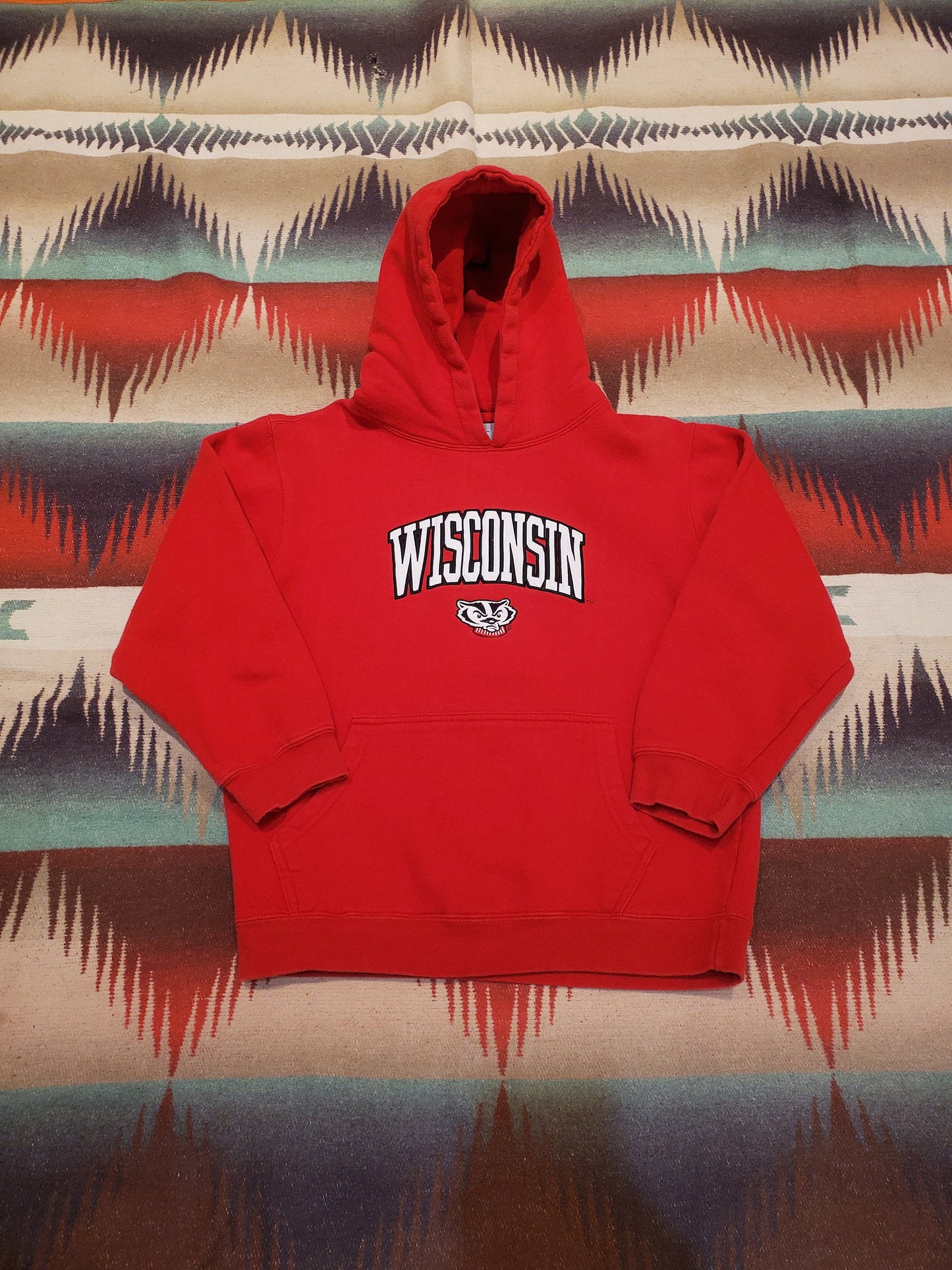 1990s/2000s University of Wisconsin Hoodie Sweatshirt Size XS/S