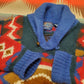 1980s Muskoka Lakes Shetland Wool Shawl Collar Sweater Size S