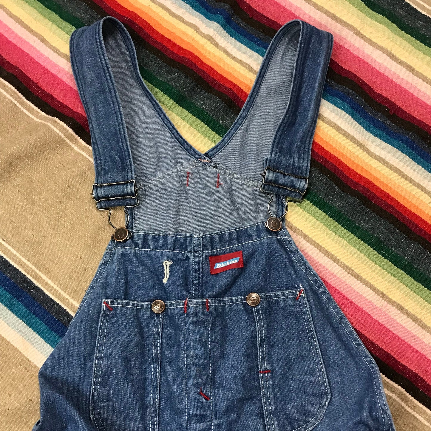 1950s Dickies Denim Overalls Made in USA Size 33x27