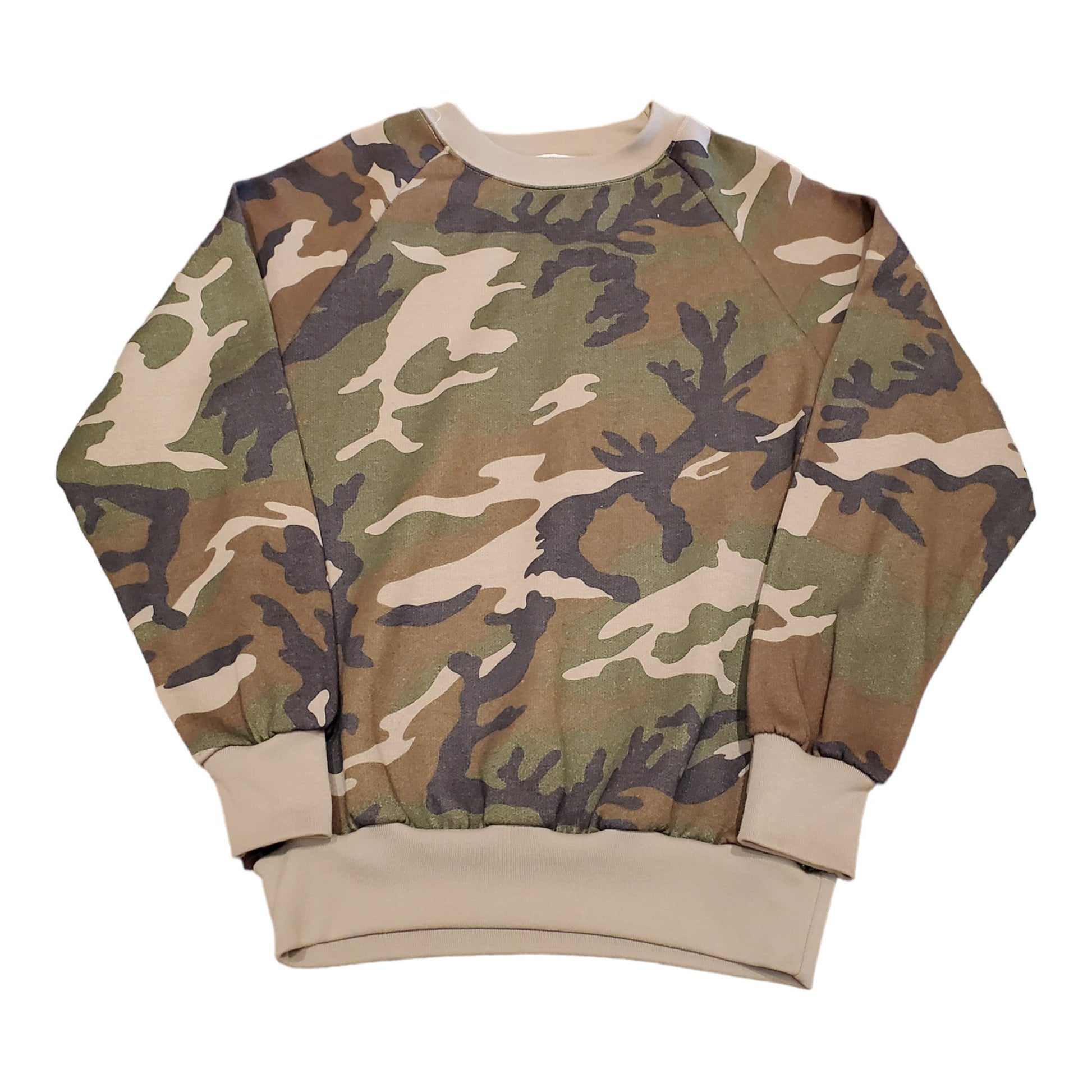 1980/90s Duck Bay Camo Sweatshirt Size M