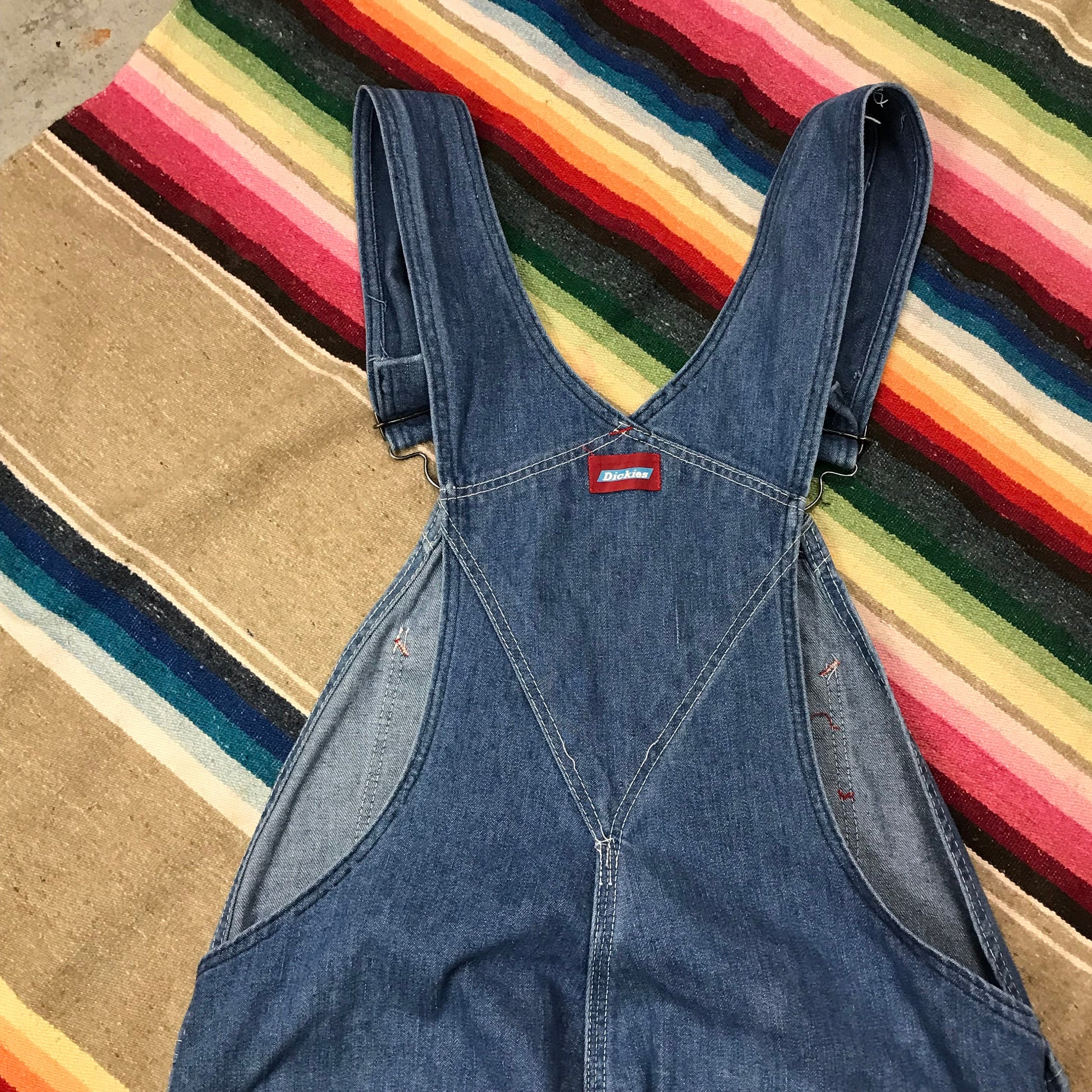 1950s Dickies Denim Overalls Made in USA Size 33x27