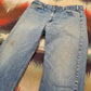 1990s Levi's 505 Orange Tab Blue Denim Jeans Size 34x33