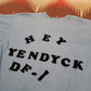 1970s 1976 Hey Turkey Hot Stuff DF-2 Flock Letter Print T-Shirt Size S