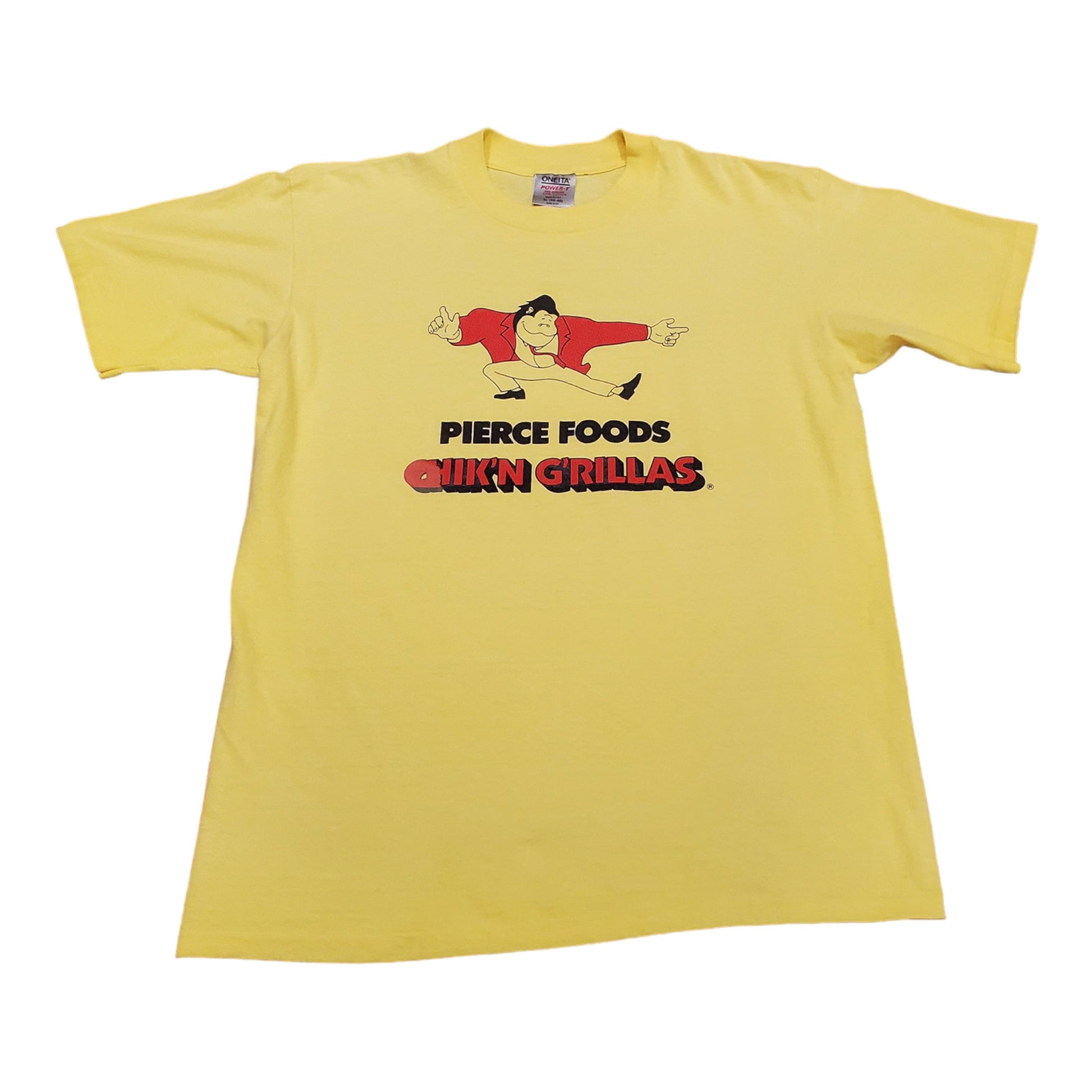 1980s Pierce Foods Chik'n G'rillas T-Shirt Made in USA Size L