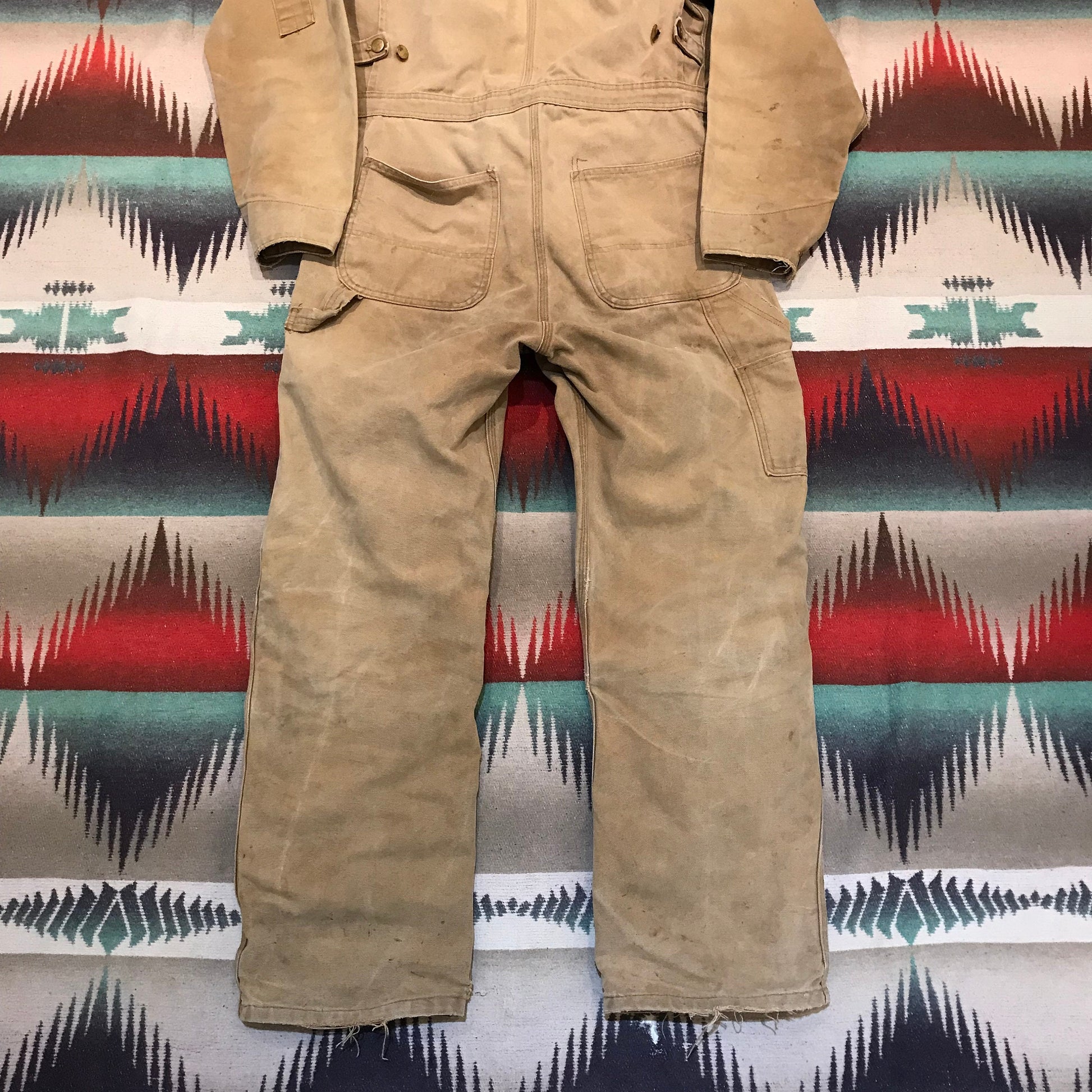 1980s Carhartt Cotton Duck Coveralls Made in USA Size S/M