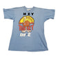 1970s 1976 Hey Turkey Hot Stuff DF-2 Flock Letter Print T-Shirt Size S